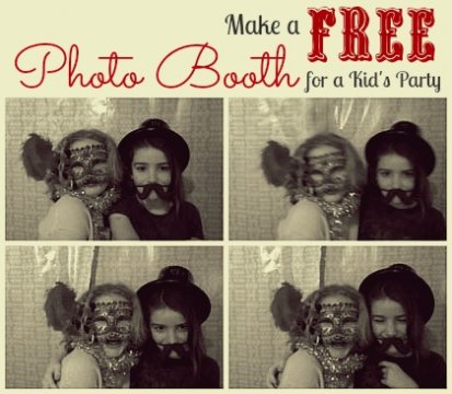 How to Make a Free Photo Booth for a Kids' Party