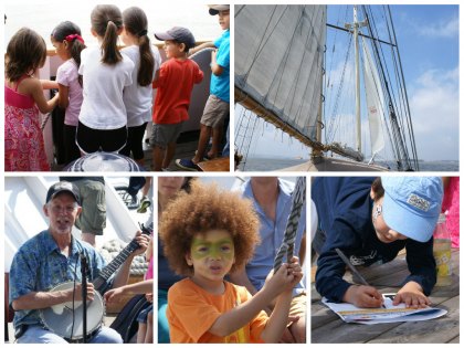 Sail Away with Mommy Poppins on Manhattan by Sail's Clipper City Tall Ship
