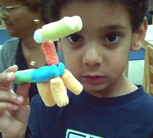Recycled Packing Peanuts Animals Craft