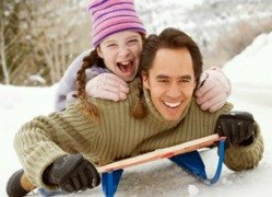 Snow Sledding and Tubing for Los Angeles and SoCal Kids