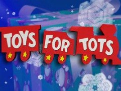 Toys for Tots and Other Donations for LA Children at Christmas