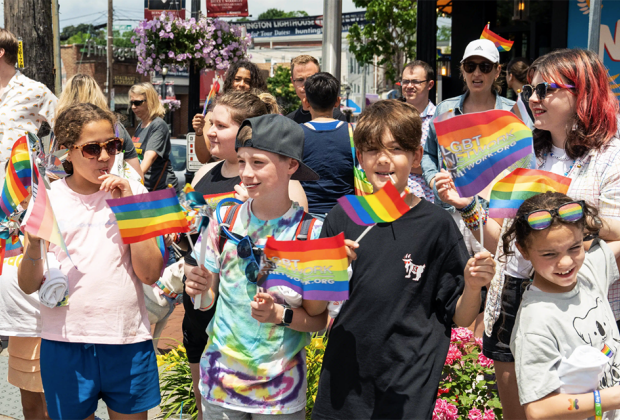 Long Island Pride showcases Huntington's walkable downtown. Photo courtesy Long Island Pride