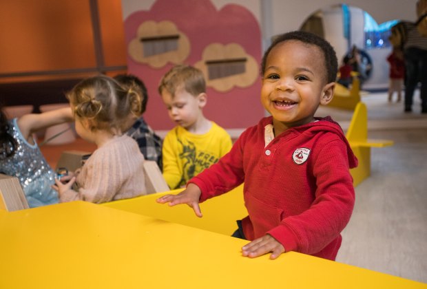 Toddlers have their own soft space to play at the National Children's Museum. Photo by Jason Dixson Photography courtesy of the museum.