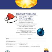 Breakfast with Santa at St. Vincent de Paul in Stirling!