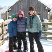 Snowshoeing at Gore Place