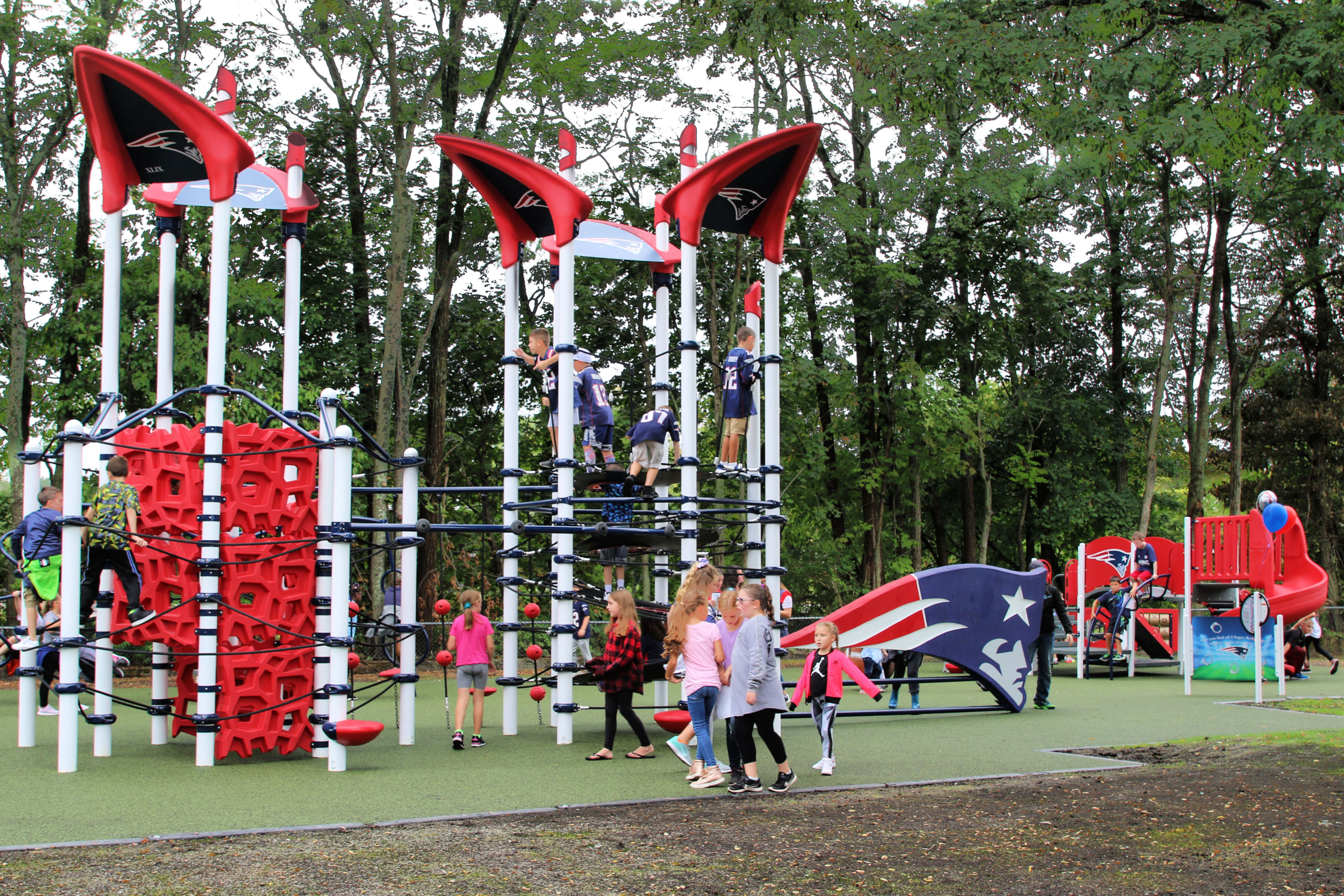 Patriots, Pirates, Castles Theme Playgrounds Spark Imaginative Play