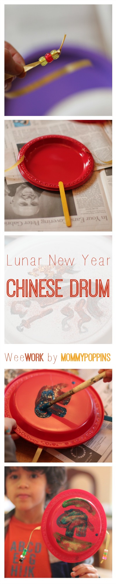 WeeWork Kids Craft: Chinese New Year Drum | Mommy Poppins - Things To