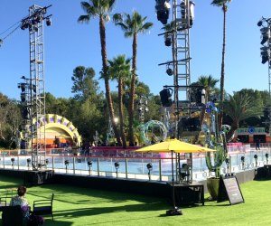 The DiscOasis at South Coast Botanic Garden: the skating stage