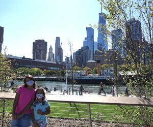 Hudson River Park's Pier 26 offers Lower Manhattan views