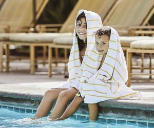 Indoor swimming pools at hotels often offer pool passes.