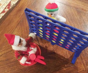 Elf on the Shelf gets a jump on family game night