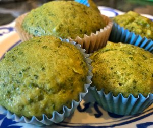 Easy Recipes for Kids: spinach cake muffins