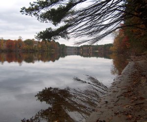 This image shows the Merrimack River.