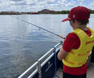  catch-and-release fishing excursion:  Disney's Fort Wilderness for Woodsy Wonder
