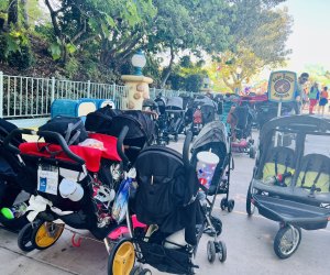 Disneyland with a baby: stroller parking