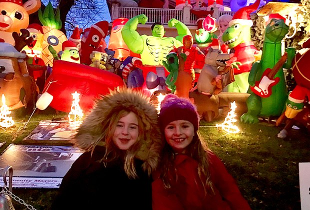 The Dyker Heights Christmas lights attract throngs of visitors to the Brooklyn neighborhood each holiday season. Photo by the Rosalind Muggeridge