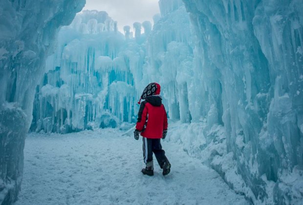 Visit the Ice Castles in Wisconsin. Photo courtesy of Geneva National Resort