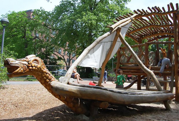 Boston Playgrounds with Brain-Boosting Fun: Alexander W. Kemp Playground