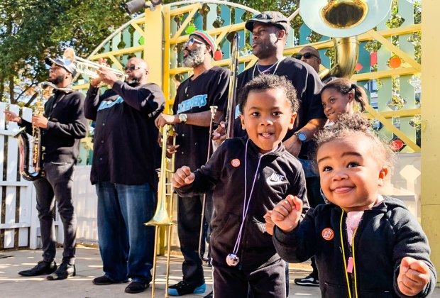 Party down at the Noon Year's Eve celebration at the Children's Museum Houston. Photo courtesy of the museum