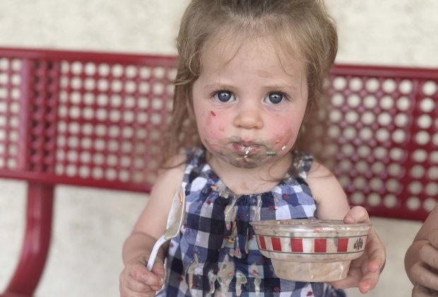 Layer your water ice with some custard for Rita's famous gelati. Photo by Maggie Corrado