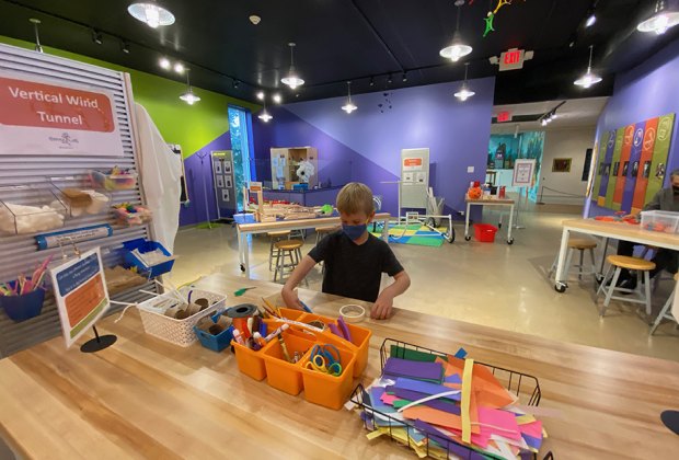 The Morris Museum is packed with family-friendly fun including a brand new maker space for kids. Photo by Rose Gordon Sala