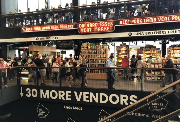 Essex Street Market's food hall offers a diverse selection of culinary delights. Photo by Jody Mercier