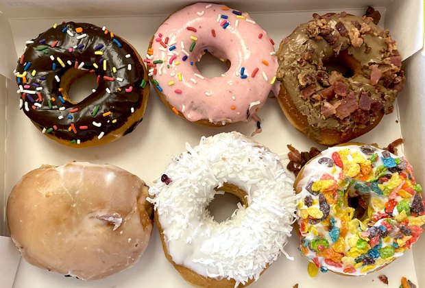 Take a box of deliciousness to-go from Donut King.