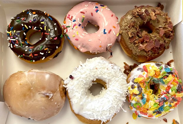 Take a box of deliciousness to-go from Donut King. 