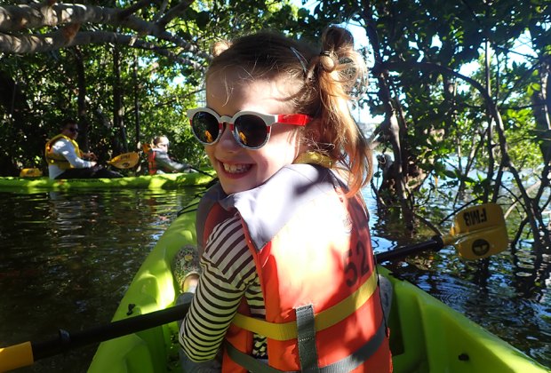 Kayaking is one of the many outdoor activities available at John D. MacArthur Beach State Park.