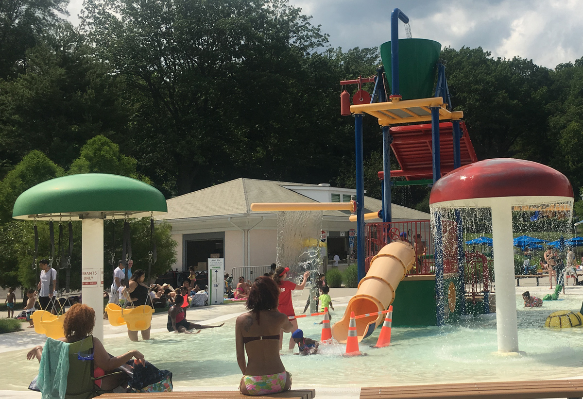 Swim Time at 'The Brook' Summer Visits at Tibbetts Brook Park in