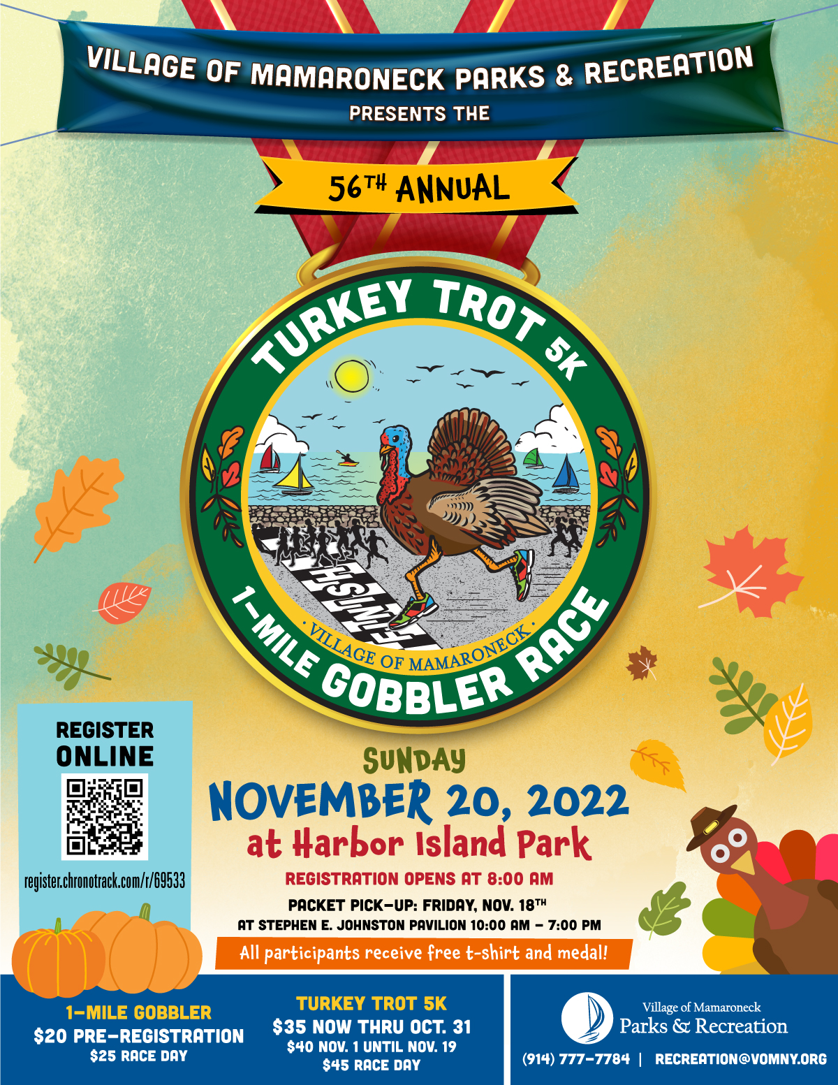 Mamaroneck Turkey Trot 5K and Gobbler 1 Mile | MommyPoppins ...